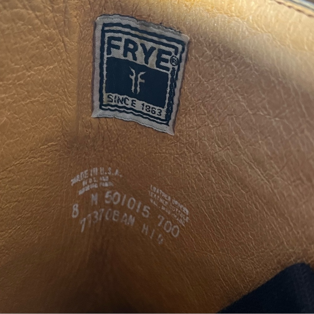 Frye Tall Western Heeled Boots in Mustard Yellow - Picture 6 of 12